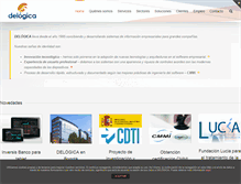 Tablet Screenshot of delogica.com